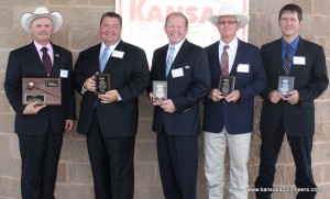 2012 Auctioneer Champion Jeff Crissup and four runners-up