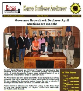 May/June Issue of Kansas Sunflower Auctioneer